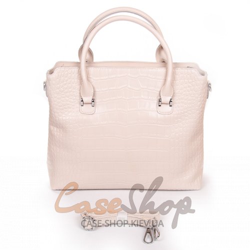 Сумка кожаная 8640 beige