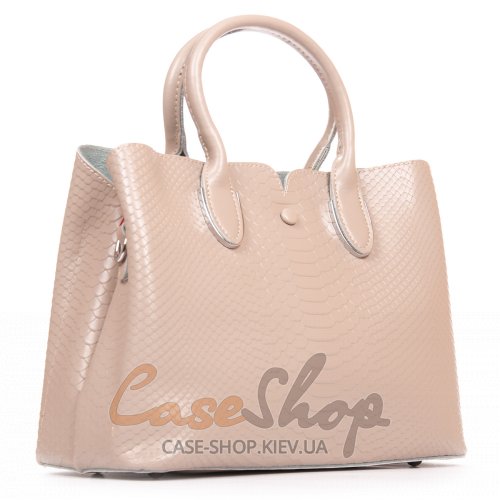 Сумка шкіряна 8637 beige