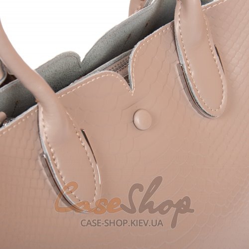 Сумка шкіряна 8637 beige