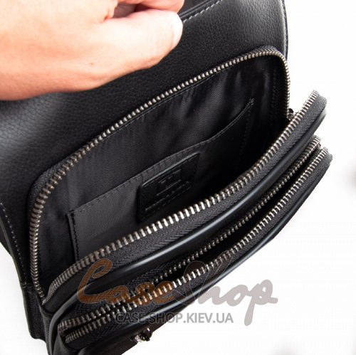 Сумка мужская кожаная BRETTON 5548-3 black
