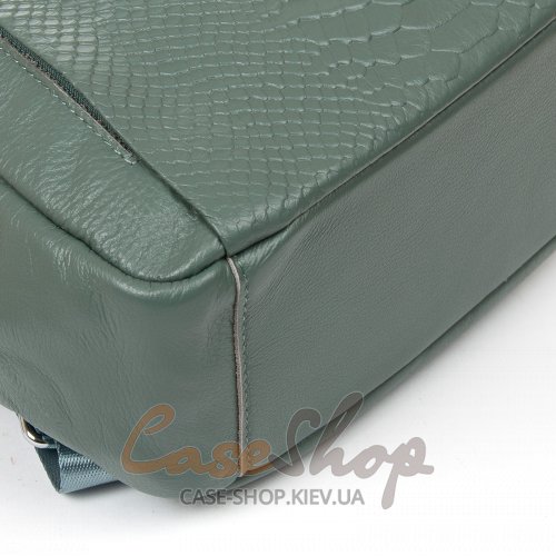 Сумка-рюкзак шкіряна 8907 green