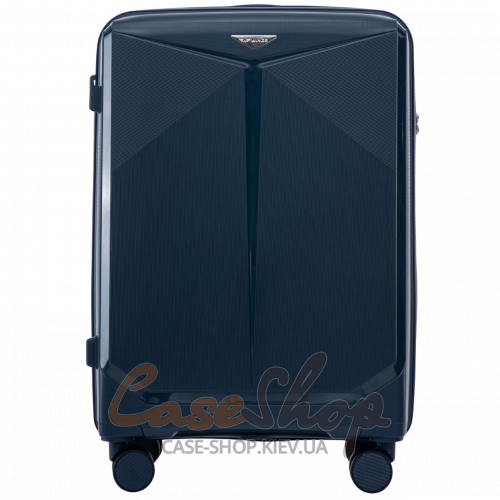 Чемодан средний 4 колеса CKT01/M blue WINGS (Польша)