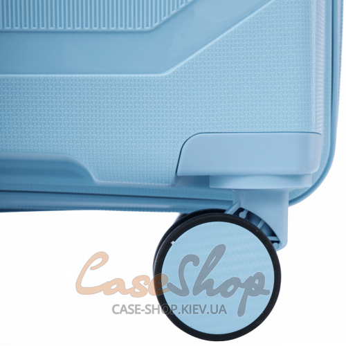 Чемодан средний 4 колеса CKT01/M light blue WINGS (Польша)