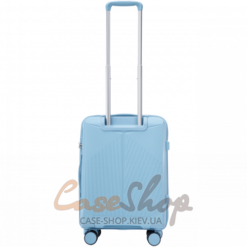 Чемодан малый 4 колеса CKT01/S light blue WINGS (Польша)