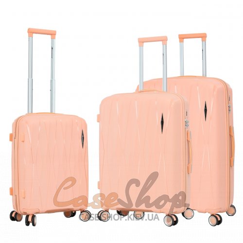Чемодан большой 4 колеса Madisson 51103/L коралловый Snowball (Франция)
