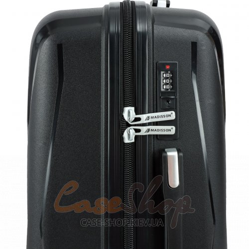 Чемодан средний 4 колеса Madisson 51103/M черный Snowball (Франция)
