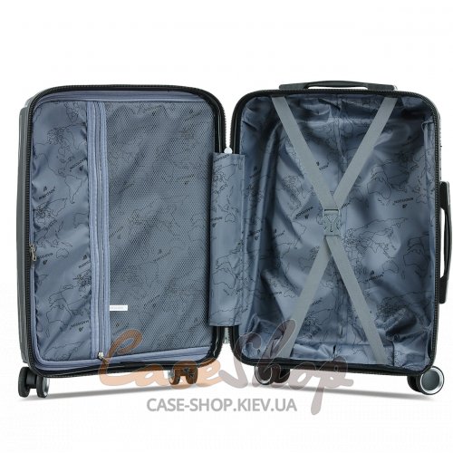 Чемодан средний 4 колеса Madisson 51103/M черный Snowball (Франция)
