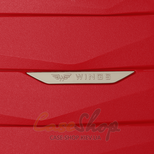 Комплект валіз DQZ01 wine red WINGS (Польща)