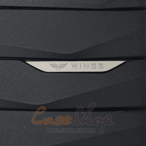 Комплект валіз DQZ01 black WINGS (Польща)