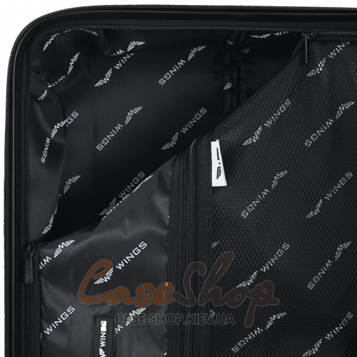 Комплект валіз DQZ01 black WINGS (Польща)