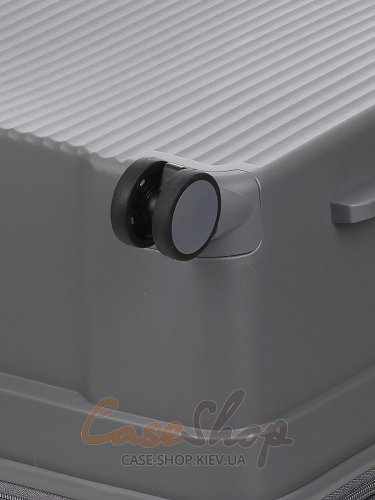 Валіза велика 4 колеса 658/L сіра Airtex (Франція)