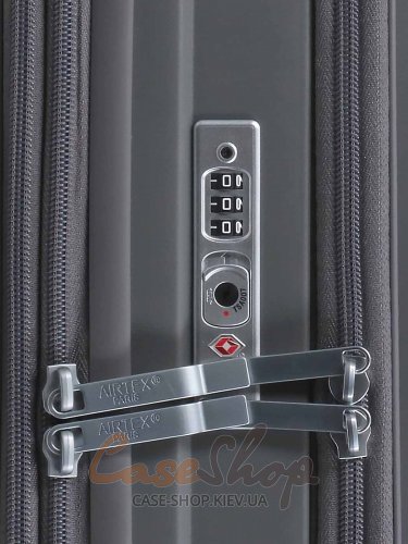 Валіза середня 4 колеса 658/M сіра Airtex (Франція)