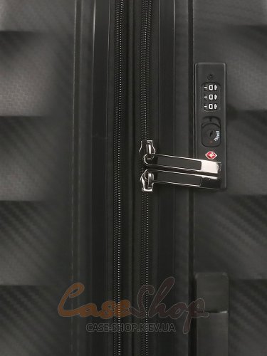 Валіза велика 4 колеса 242B/L чорна Airtex (Франція)