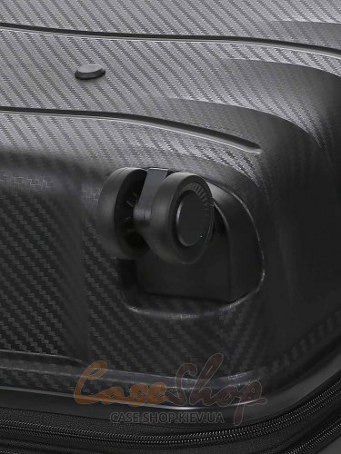 Валіза велика 4 колеса 242B/L чорна Airtex (Франція)