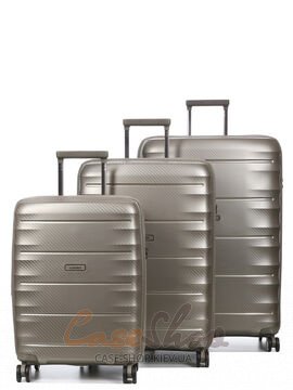 Валіза мала 4 колеса 242B/S шампань Airtex (Франція)