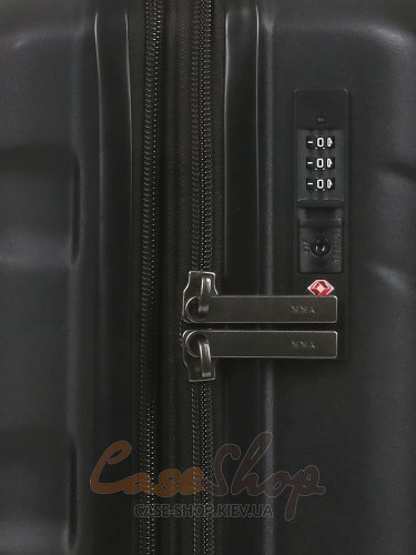 Валіза мала 4 колеса 748/S чорна Airtex (Франція)