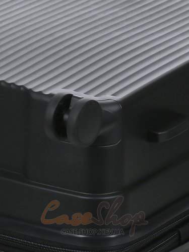 Валіза середня 4 колеса 658/M чорна Airtex (Франція)