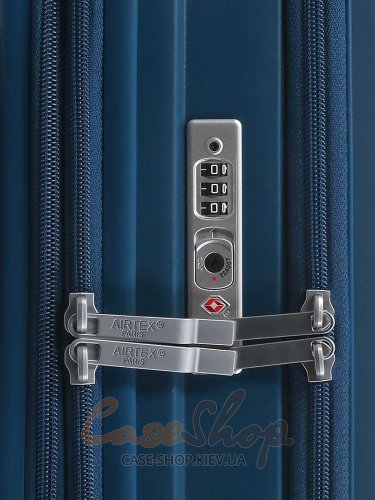 Комплект чемоданов 658 синий Airtex (Франция)
