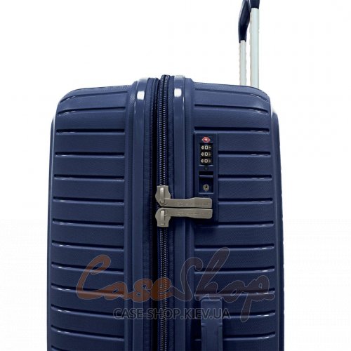 Валіза середня  4 колеса 20103/M синя Snowball (Франція)
