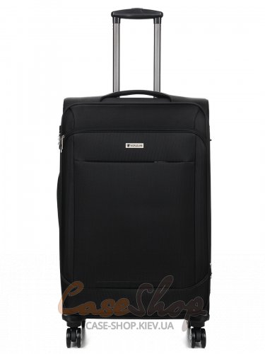 Валіза велика 4 колеса Worldline 621/L чорна Airtex (Франція)
