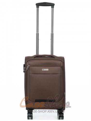 Валіза мала 4 колеса Worldline 621/S коричнева Airtex (Франція)