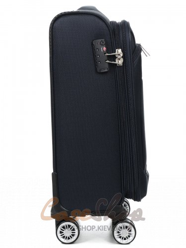 Чемодан малый 4 колеса Worldline 621/S синий Airtex (Франция)