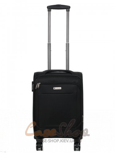 Чемодан малый 4 колеса Worldline 621/S черный Airtex (Франция)