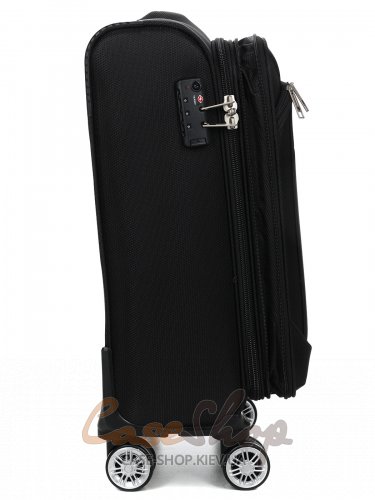 Чемодан малый 4 колеса Worldline 621/S черный Airtex (Франция)
