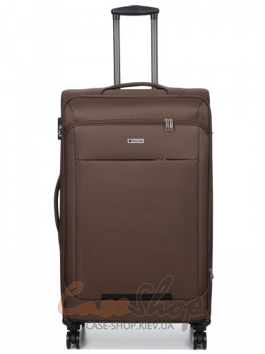 Чемодан большой 4 колеса Worldline 621/XL коричневый Airtex (Франция)