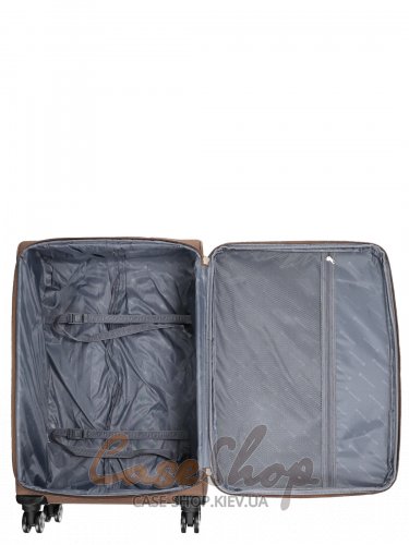 Чемодан большой 4 колеса Worldline 621/XL коричневый Airtex (Франция)
