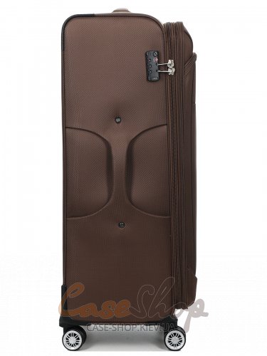 Чемодан большой 4 колеса Worldline 621/XL коричневый Airtex (Франция)