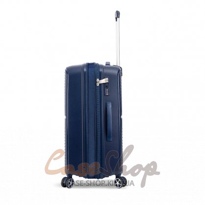 Чемодан большой 4 колеса 40903/L синий Snowball (Франция)