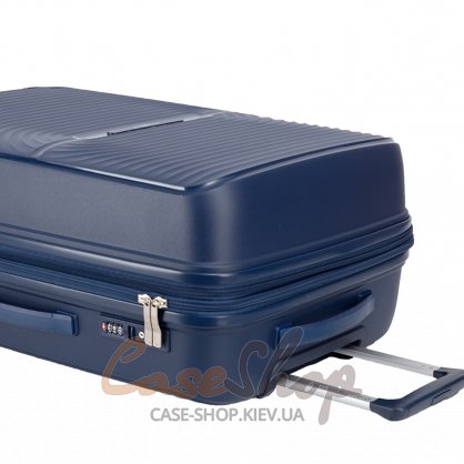 Чемодан большой 4 колеса 40903/L синий Snowball (Франция)