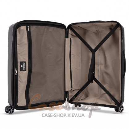 Валіза велика 4 колеса 40903/L чорна Snowball (Франція)