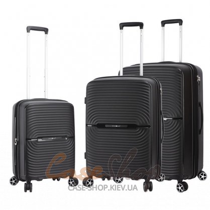 Валіза велика 4 колеса 40903/L чорна Snowball (Франція)
