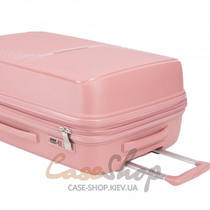 Валіза середня 4 колеса 40903/M рожеве золото Snowball (Франція)