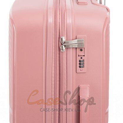 Валіза середня 4 колеса 40903/M рожеве золото Snowball (Франція)