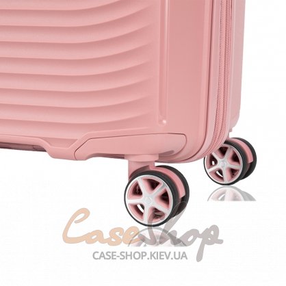 Валіза середня 4 колеса 40903/M рожеве золото Snowball (Франція)