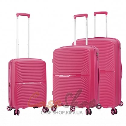 Валіза середня 4 колеса 40903/M рожева Snowball (Франція)