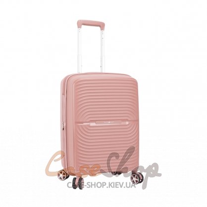 Валіза мала 4 колеса 40903/S рожеве золото Snowball (Франція)