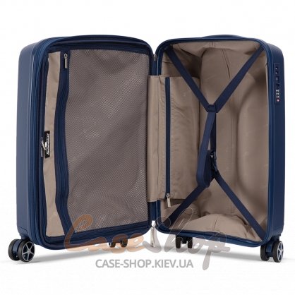 Валіза мала 4 колеса 40903/S синя Snowball (Франція)