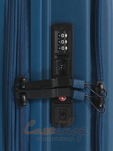 Валіза мала 4 колеса 647/S синя Airtex (Франція)