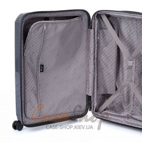 Чемодан средний 4 колеса 647/M черный Airtex (Франция)