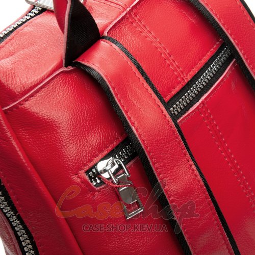 Сумка-рюкзак шкіряна 8781 red