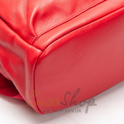 Сумка-рюкзак шкіряна 8635 red