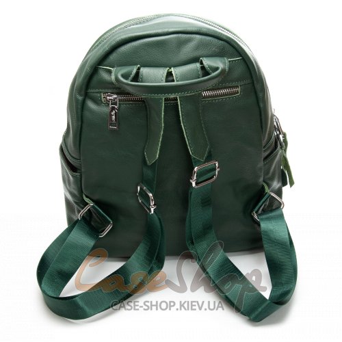 Сумка-рюкзак шкіряна 8635 green
