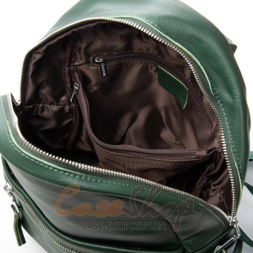Сумка-рюкзак шкіряна 8635 green