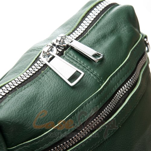 Сумка-рюкзак шкіряна 8781 green