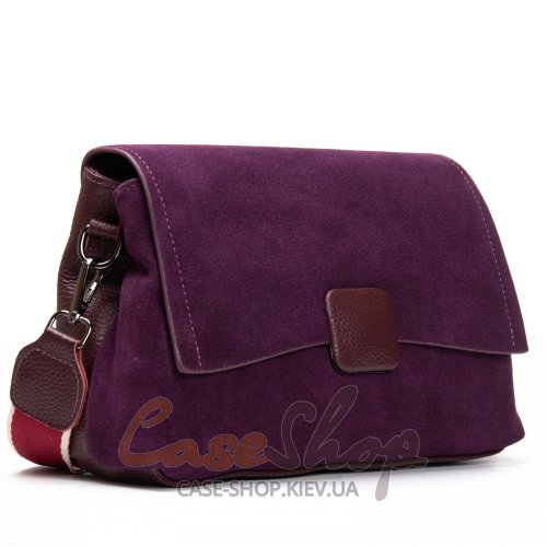 Сумка кожаная 99115 violet