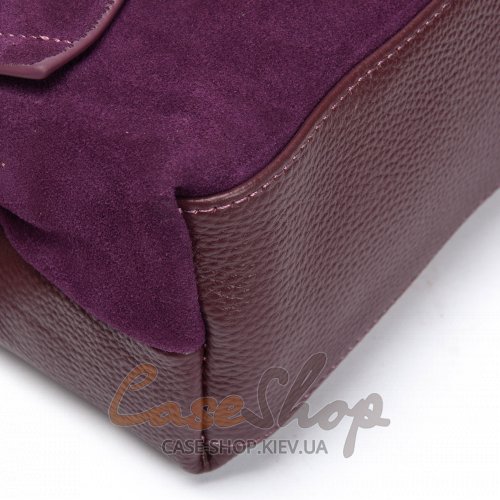 Сумка кожаная 99115 violet